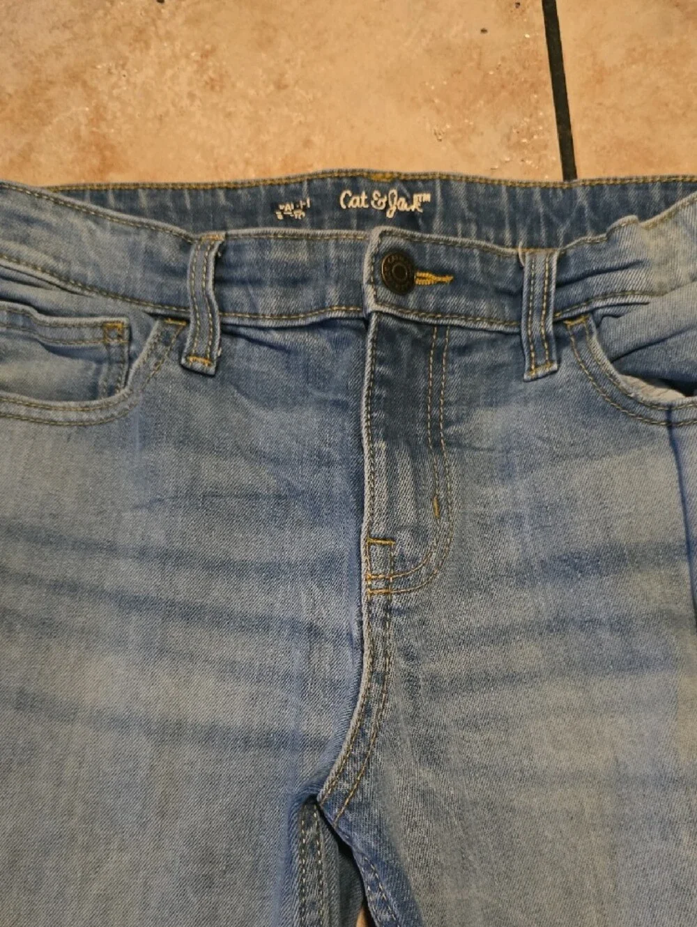 Cat & Jack Light Blue Straight Leg Men’s Jeans